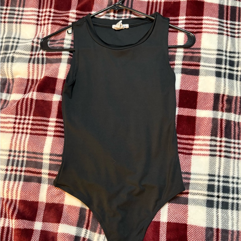 Black Tank Top One Piece